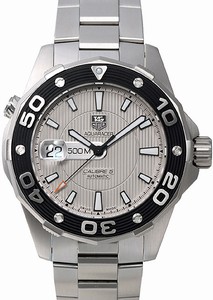 TAG Heuer Aquaracer Automatic 500m Calibre 5 Stainless Steel Watch #WAJ2111.BA0870 (Men Watch)