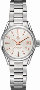 TAG Heuer Carrera Automatic Date Stainless Steel Watch# WAR2412.BA0770 (Women Watch)