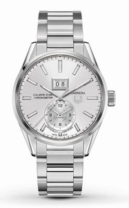 TAG Heuer Automatic Calibre 8 Silver Dial Stainless Steel Case And Bracelet Watch #WAR5011.BA0723 (Men Watch)