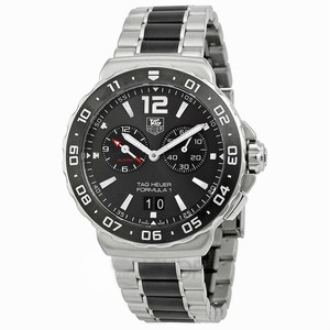 Tag Heuer Formula 1 Quartz Black Dial Date Stainless Steel and Ceramic Watch #WAU111C.BA0869 (Men Watch)