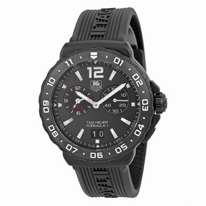 Tag Heuer Formula 1 Quartz Black Dial Date Rubber Watch #WAU111D.FT6024 (Men Watch)