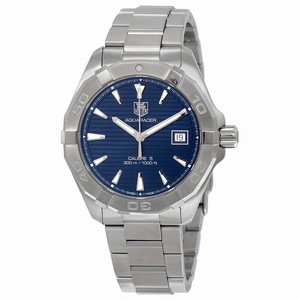 TAG Heuer Aquaracer Automatic Blue Dial Date Stainless Steel Watch# WAY2112.BA0928 (Men Watch)