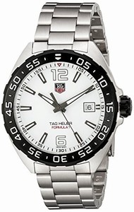 TAG Heuer Formula 1 Quartz White Dial Date Stainless Steel Watch# WAZ1111.BA0875 (Men Watch)