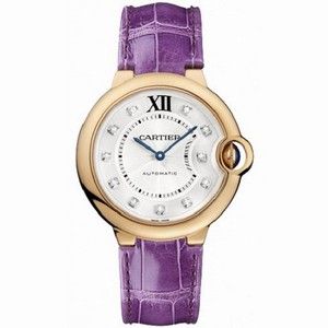 Cartier Swiss Automatic Dial Color Silver-diamond Watch #WE902028 (Women Watch)