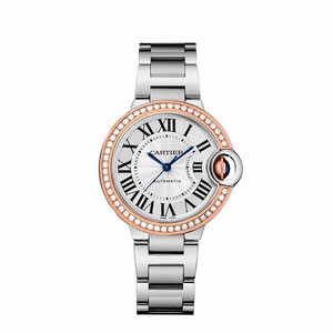 Cartier Swiss automatic Dial color Silver Watch # WE902080 (Women Watch)