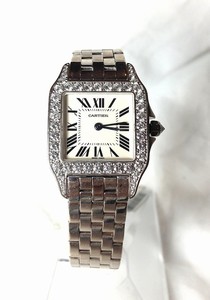 Cartier Quartz 18kt Yellow Gold Silver Dial 18kt Yellow Gold Polished Band Watch #WF9002Y7 ( Watch)