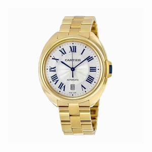 Cartier Automatic Dial color Silvered Flinque Watch # WGCL0003 (Men Watch)