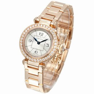 Cartier Quartz Dial color Silver Opaline Watch # WJ124013 (Women Watch)