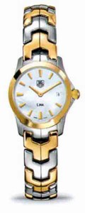 TAG Heuer Link Quartz Mother of Pearl Dial Date Stainless Steel Watch # WJF1450.BB0584 (Women Watch)
